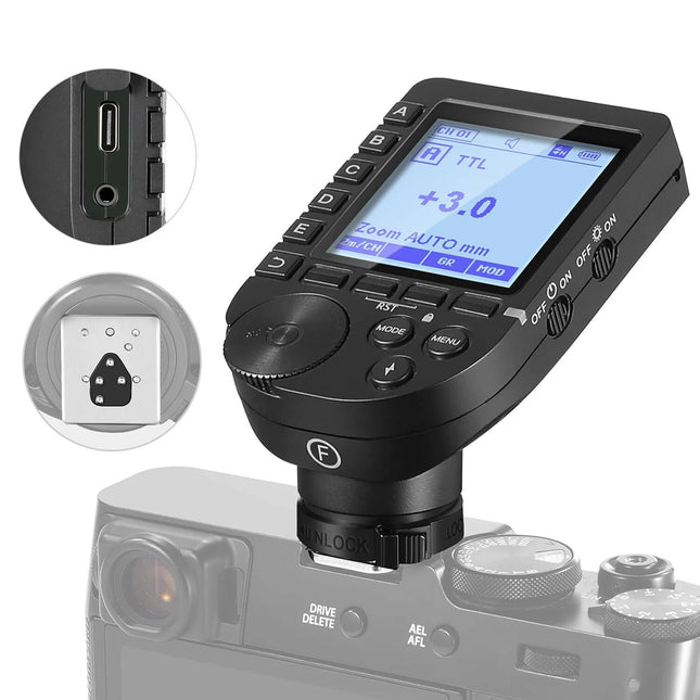 Neewer QPRO-F Disparador Inalámbrico TTL para FUJIFILM 2.4 GHz 328 pies