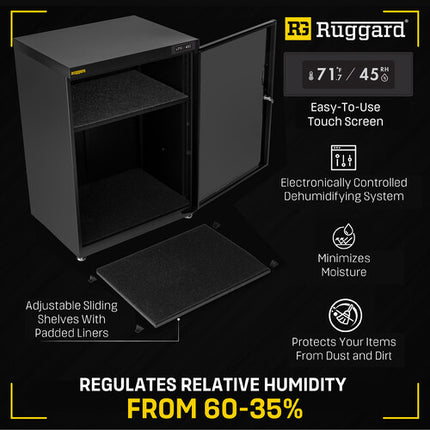 Ruggard EDC-230LT Gabinete Electrónico de Secado 230L Control Táctil y Cerradura PIN