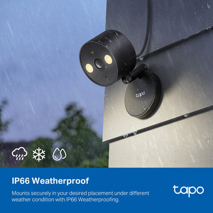 TP-Link Tapo C121 Cámara Exterior Wi-Fi 2K QHD 2560x1440 IP66 Pack 2