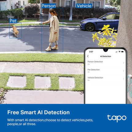 TP-Link Tapo C121 Cámara Exterior Wi-Fi 2K QHD 2560x1440 IP66 Pack 2