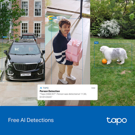 TP-Link Tapo C660 Cámara de Seguridad Solar UHD 4K 20 fps Kit 2 unidades