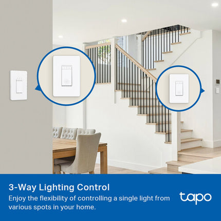 TP-Link Tapo S515D Interruptor Dimmer Inteligente Wi-Fi 3 Vías Kit 2 piezas