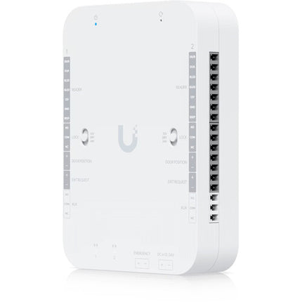 Ubiquiti UniFi Access Retrofit Hub Control para dos puertas uso interior DIN Rail