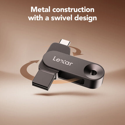 Lexar JumpDrive Dual Drive D500 USB 3.2 Gen 1 1TB Flash Drive USB-C USB-A 400 MB/s