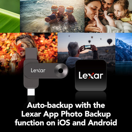 Lexar JumpDrive Dual Drive D500 USB 3.2 Gen 1 128GB Flash Drive 400MB/s