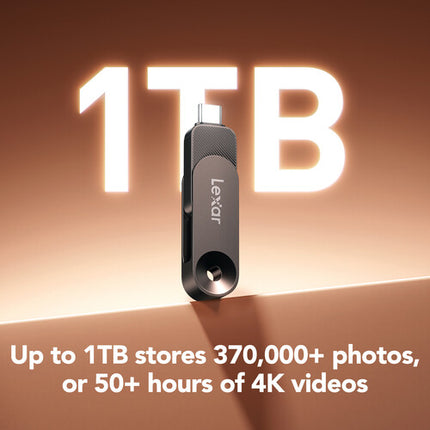Lexar JumpDrive Dual Drive D500 USB 3.2 Gen 1 128GB Flash Drive 400MB/s