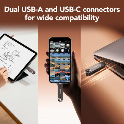 Lexar 512GB JumpDrive Dual Drive D500 Memoria USB 3.2 Gen 1 400 MB/s
