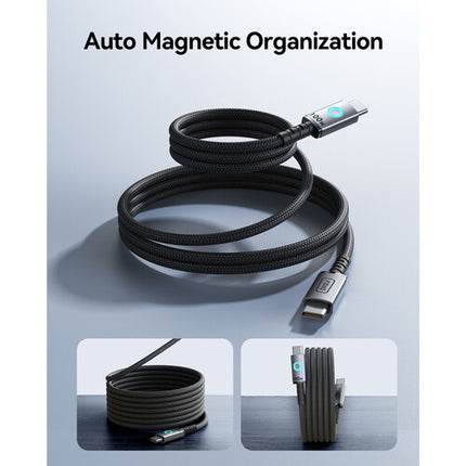 INIU Leopard Cable USB-C Magnético 100W Nylon Trenzado 1.2m