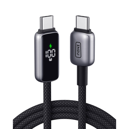 INIU Leopard Cable USB-C 100W 2 Conectores 6.6 Pies Nylon Trenzado