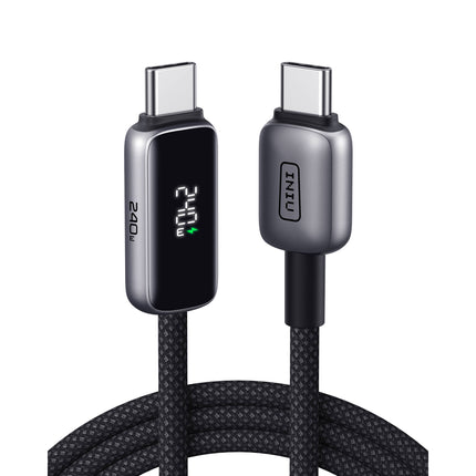 INIU Leopard Cable USB-C 240W 6.6 Pies Pantalla Digital 480Mb/s