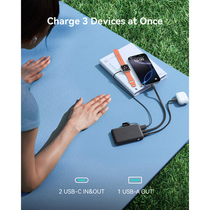 INIU PX11 Power Bank batería 10000mAh carga rápida 22.5W 2 USB-C con cable