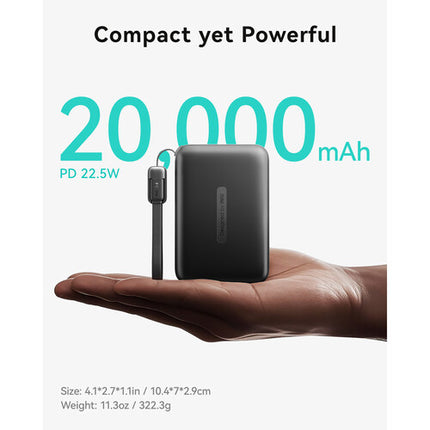 INIU PX21 Power Bank 20000mAh Batería 22 5W Carga Rápida USB-C