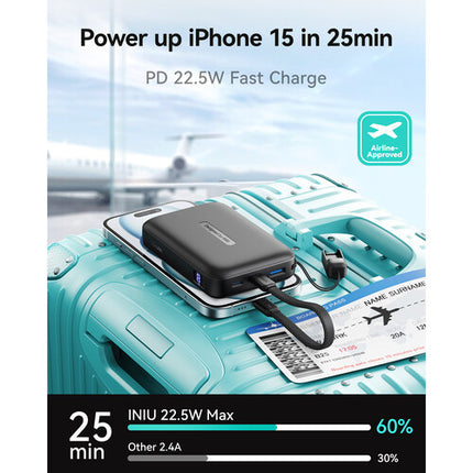 INIU PX21 Power Bank 20000mAh Batería 22 5W Carga Rápida USB-C