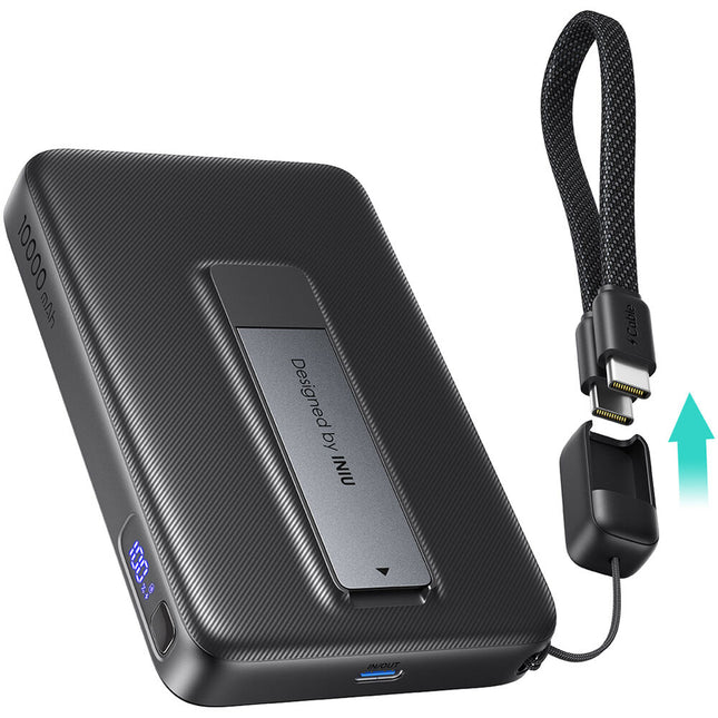 INIU PX51 Power Bank 10000mAh Batería Carga Inalámbrica 15W USB-C