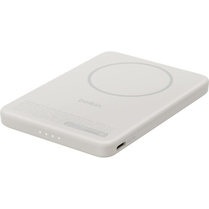 Belkin BoostCharge Slim Power Bank Magnético con Soporte 5000mAh 15W Qi2 y Cable USB-C 2'