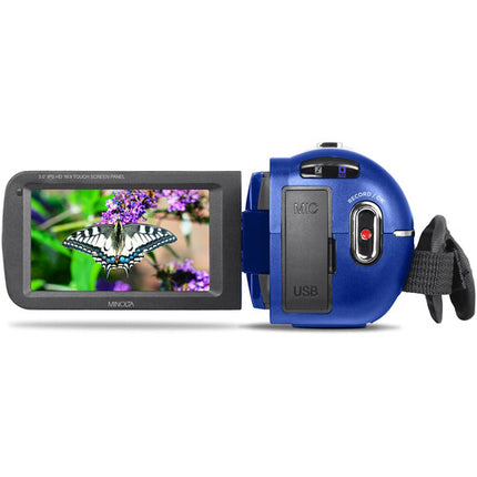 Minolta MN4K35NV Videocámara UHD 4K Visión Nocturna 13MP 18x Zoom Digital