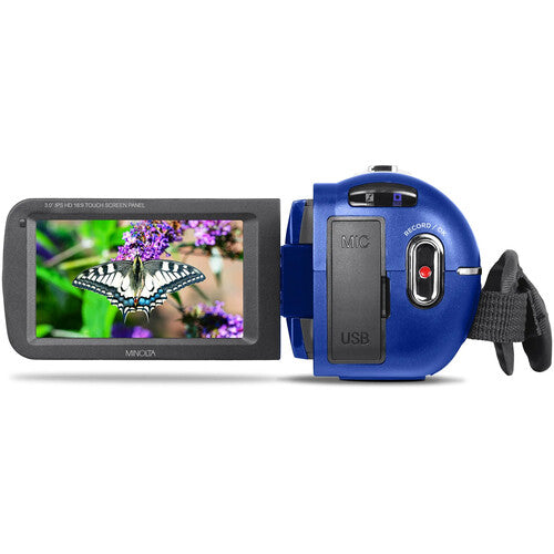 Minolta MN4K35NV Videocámara UHD 4K Visión Nocturna 13MP 18x Zoom Digital