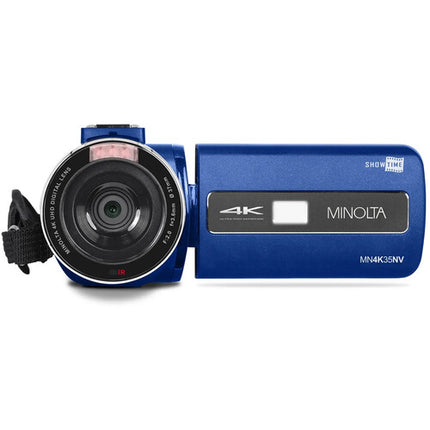 Minolta MN4K35NV Videocámara UHD 4K Visión Nocturna 13MP 18x Zoom Digital