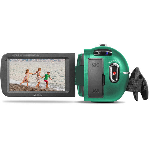 Minolta MN4K35NV Grabadora UHD 4K con Visión Nocturna IR 13MP 18x Zoom