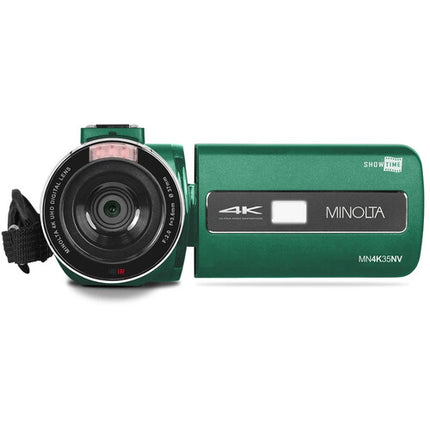 Minolta MN4K35NV Grabadora UHD 4K con Visión Nocturna IR 13MP 18x Zoom