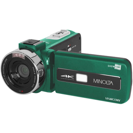 Minolta MN4K35NV Grabadora UHD 4K con Visión Nocturna IR 13MP 18x Zoom