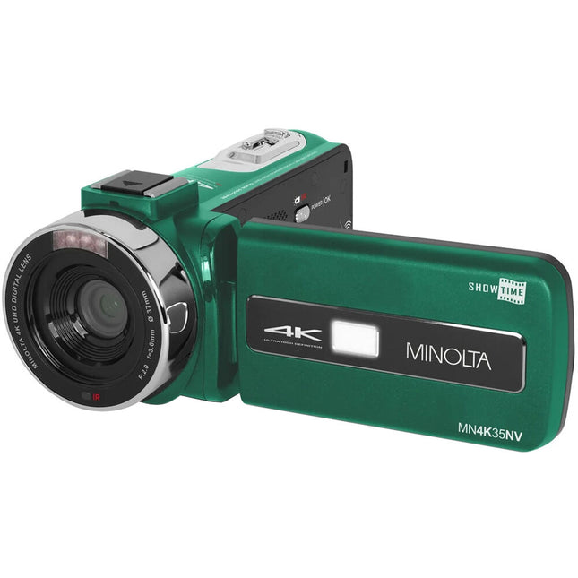 Minolta MN4K35NV Grabadora UHD 4K con Visión Nocturna IR 13MP 18x Zoom