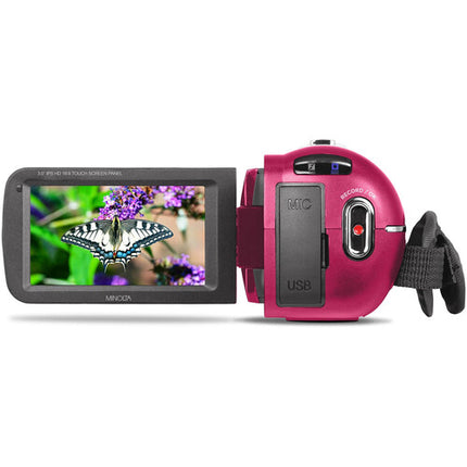Minolta MN4K35NV Cámara de Video UHD 4K Visión Nocturna IR 13MP 18x Zoom