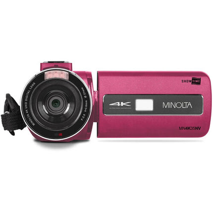 Minolta MN4K35NV Cámara de Video UHD 4K Visión Nocturna IR 13MP 18x Zoom