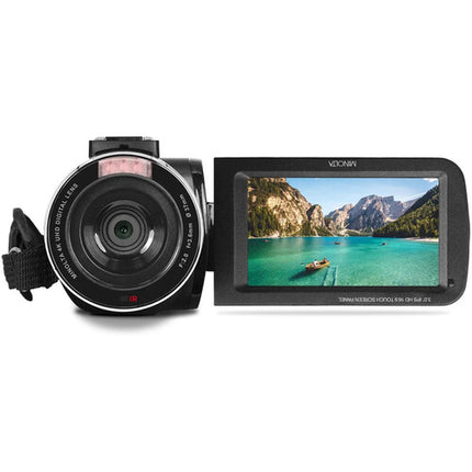 Minolta MN4K35NV Videocámara UHD 4K Con Visión Nocturna y Pantalla Táctil 3 Pulgadas