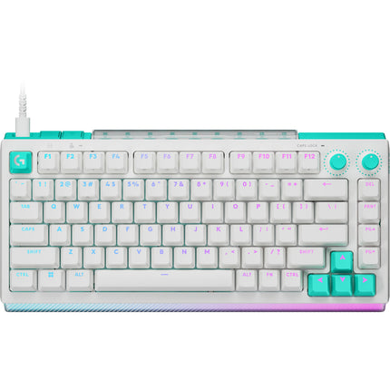 Logitech G512 X 75 Teclado Mecánico Dual Swap Linear USB-C Blanco RGB
