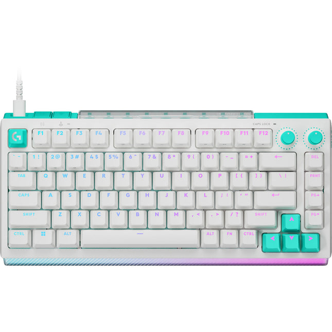 Logitech G512 X 75 Teclado Mecánico Dual Swap Linear USB-C Blanco RGB