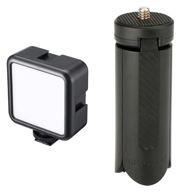 Ulanzi VL-49 Luz LED Mini Recargable 2000mAh con Trípode Kit