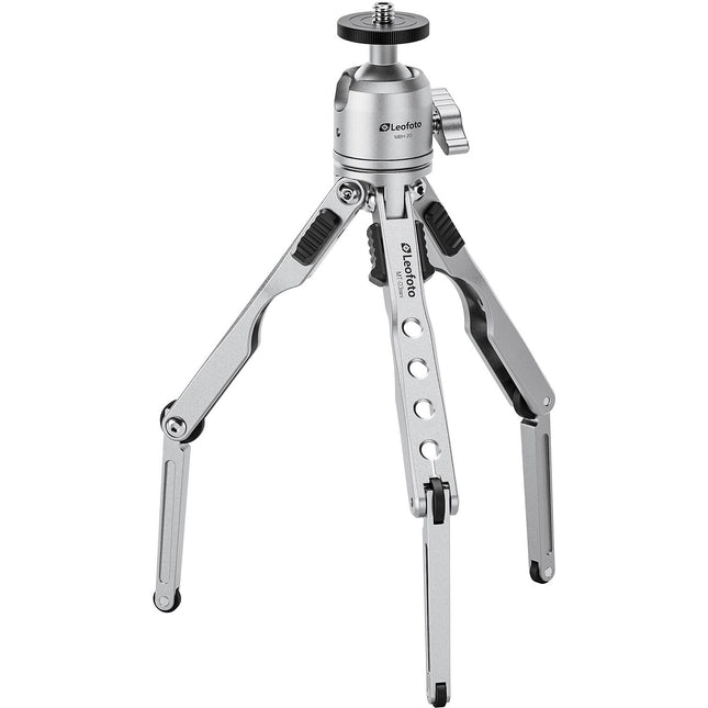Leofoto MT-03 Mini trípode de mesa con cabeza de bola capacidad 2 kg altura 2.5 cm 13.5 cm