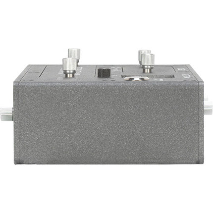 Obsidian EN6D Nodo Ethernet DMX para montaje en riel DIN con pantalla OLED 1.3" y soporte PoE
