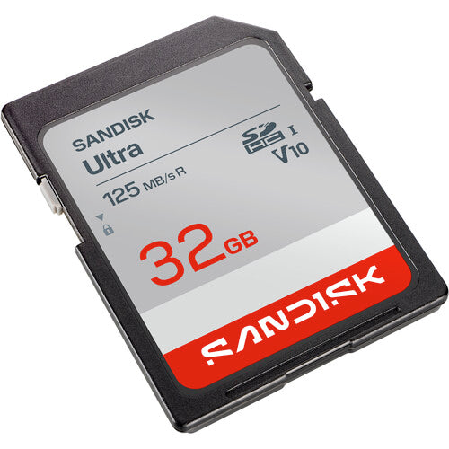 SanDisk 32GB Ultra UHS-I Tarjeta de Memoria SDHC Clase 10 125MB/s