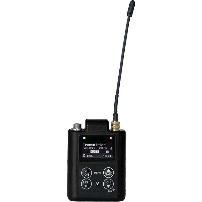 WISYCOM MTP61 Transmisor Inalámbrico Corporal Banda 470-960 MHz 64GB MicroSD