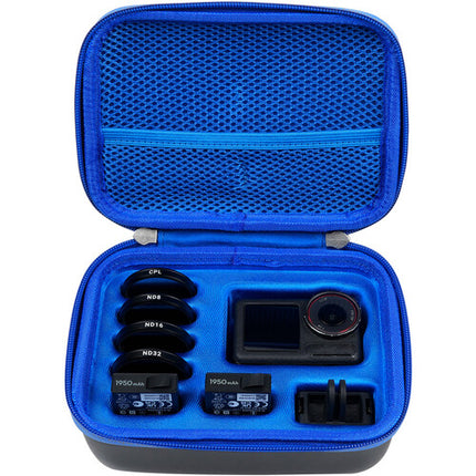 TELESIN DisAdv Estuche rígido resistente al agua para DJI Osmo Action 6 negro