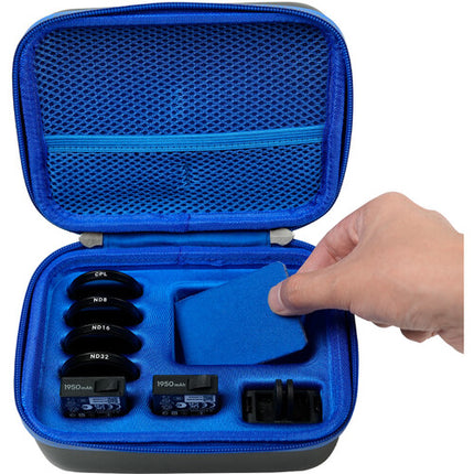 TELESIN DisAdv Estuche rígido resistente al agua para DJI Osmo Action 6 negro