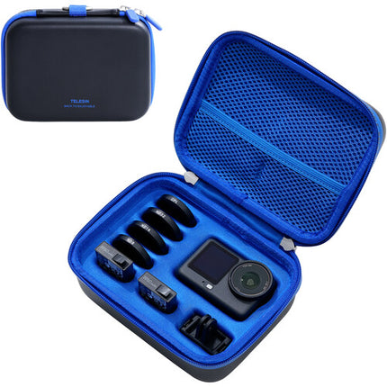 TELESIN DisAdv Estuche rígido resistente al agua para DJI Osmo Action 6 negro