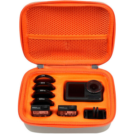 TELESIN DisAdv Estuche rígido para DJI Osmo Action 6 gris resistente al agua 215 g