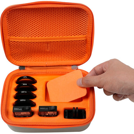 TELESIN DisAdv Estuche rígido para DJI Osmo Action 6 gris resistente al agua 215 g