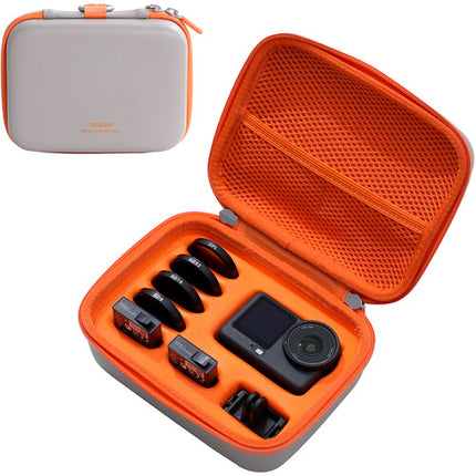 TELESIN DisAdv Estuche rígido para DJI Osmo Action 6 gris resistente al agua 215 g