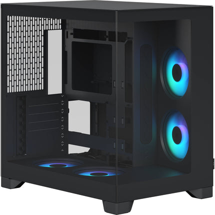 Fractal Design Pop 2 Vision RGB Caja Mid-Tower Negra 4 Ventiladores 7 Ranuras Expansión