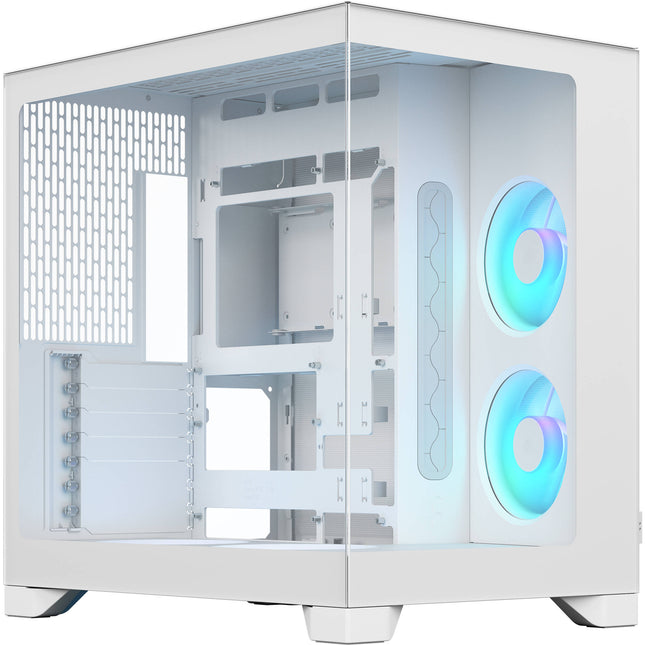 Fractal Design Pop 2 Vision RGB Caja Mid-Tower Blanca con 4 Ventiladores 120mm RGB y Panel de Ventana 270°