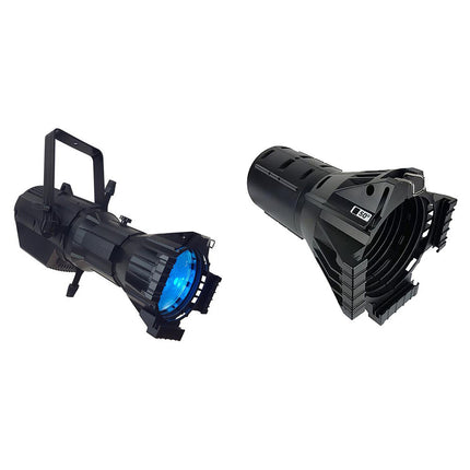 Blizzard Aria Profile Proyector LED Elipsoidal 180W RGBW 50° con Kit de Lente