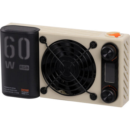 Zhiyun FIVERAY M60 Luz LED RGB portátil 6490 Lux batería 4500mAh kit magnético