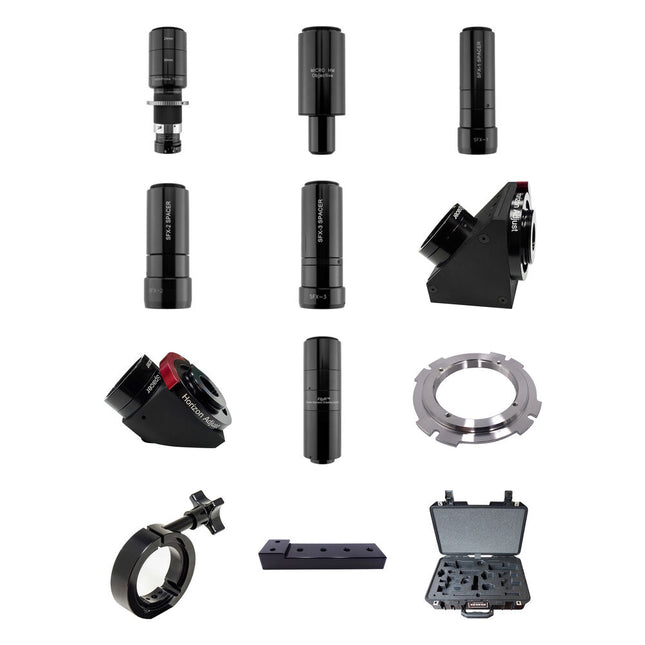 Infinity Photo-Optical Cine Kit con lentes 100mm 50mm 33mm y estuche rígido