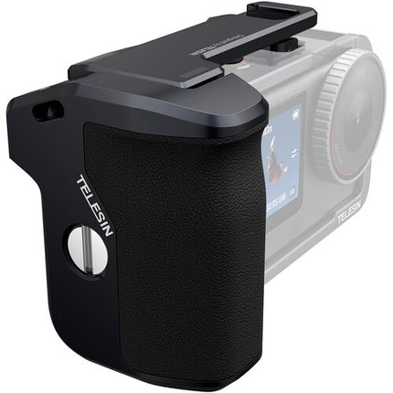 TELESIN Street Grip Holder para DJI Osmo Action 6 con Montura 1/4" y Botón Gatillo