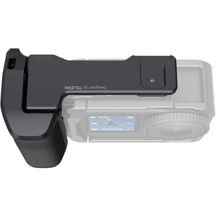 TELESIN Street Grip Holder para DJI Osmo Action 6 con Montura 1/4" y Botón Gatillo