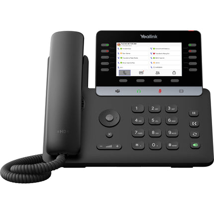 Yealink MP55 E2 teléfono IP Microsoft Teams pantalla 4.3" Wi-Fi 5 Bluetooth 5.2 con soporte y cables